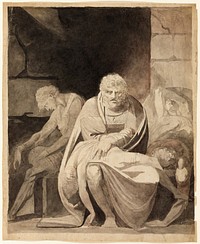 Ugolino and His Sons Starving to Death in the Tower by Henry Fuseli