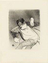 Caudieux at the Petit Casino, from Le Café-Concert by Henri de Toulouse-Lautrec