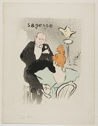 Wisdom by Henri de Toulouse-Lautrec