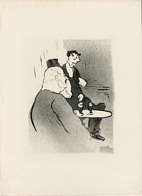 Ducarre at the Ambassadeurs, from Le Café-Concert by Henri de Toulouse-Lautrec