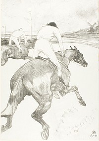 The Jockey by Henri de Toulouse-Lautrec