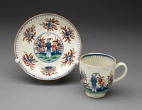 Teacup and Saucer by Worcester Porcelain Factory (Manufacturer)