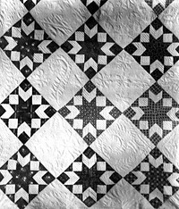 Bedcover (Star Variation Quilt) by Margaret Blean