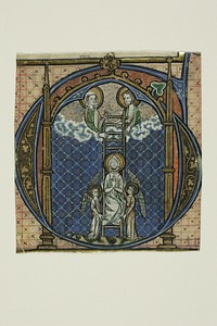 The Ascension of St. Dominic in a Historiated Initial "G" from a Gradual by Johannes von Valkenburg