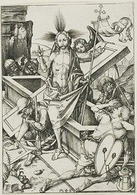 The Resurrection, from The Passion by Martin Schongauer