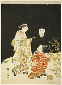 Searching for Fireflies by Suzuki Harunobu