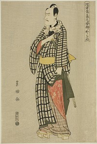 Koraiya: Ichikawa Komazo III, from the series "Portraits of Actors on Stage (Yakusha butai no sugata-e)" by Utagawa Toyokuni I