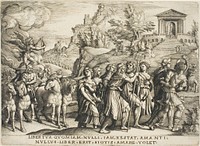 The Triumph of Love, plate one from The Triumphs of Petrarch by Georg Pencz