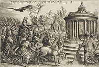 The Triumph of Chastity, plate two from The Triumphs of Petrarch by Georg Pencz