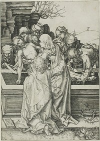 The Entombment, from The Passion by Martin Schongauer
