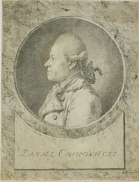 Profile of Daniel Chodowiecki by Adrian Zingg