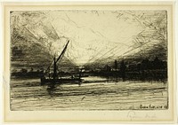Sunset on the Thames by Francis Seymour Haden
