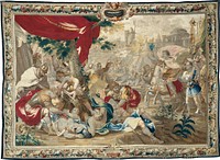 The Massacre at Jerusalem, from The Story of Titus and Vespasian by Geraert Peemans