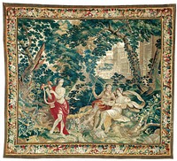 Orpheus Playing the Lyre to Hades and Persephone, from Orpheus and Eurydice or The Metamorphoses by Wauters Workshop (Manufacturer)