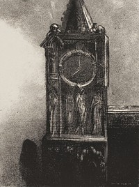 A Bell was Sounding in the Tower, from The Juror by Odilon Redon