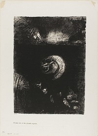And All Manner of Frightful Creatures Arise, plate 8 of 10 by Odilon Redon