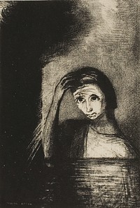 Frontispiece from Emile Verhaeren's Les Debacles by Odilon Redon