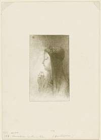 Frontispiece for Chevaleries sentimentales by Ferdinand Hérold by Odilon Redon