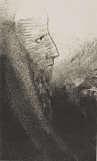 Saint Anthony: "Help Me, O My God!", plate 2 of 24 by Odilon Redon