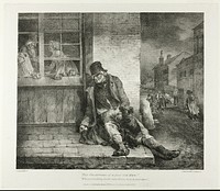 Pity the Sorrows of a Poor Old Man!... plate 2 from Various Subjects Drawn from Life on Stone by Jean Louis André Théodore Géricault