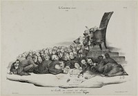 Very humble, very obedient, very submissive, and most of all, very voracious subjects, plate 136 by Honoré-Victorin Daumier
