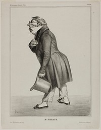 Auguste-Hilarion, Comte de Kératry by Honoré-Victorin Daumier