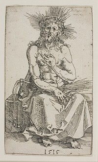 Man of Sorrows, Seated by Albrecht Dürer