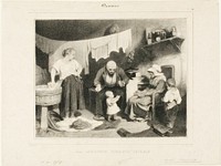 The Good Grandmother, plate 55 by Honoré-Victorin Daumier