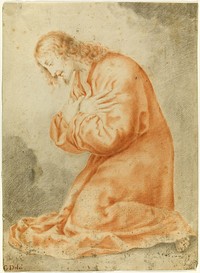 Christ Kneeling by Carlo Dolci