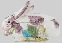 Tureen in the form of a Rabbit by Chelsea Porcelain Factory