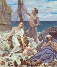 The Fisherman's Family by Pierre Puvis de Chavannes