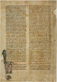 Bifolia from a Vita Sanctorum, or Lives of the Saints