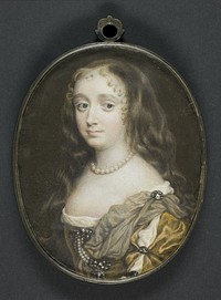 Portrait of Frances Theresa, Duchess of Richmond (1648-1702) by Richard Gibson