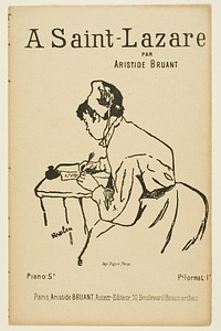 À Saint-Lazare by Henri de Toulouse-Lautrec