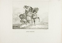 Lara Wounded by Jean Louis André Théodore Géricault