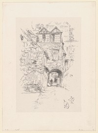 The Priest's House, Rouen by James McNeill Whistler
