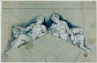 Overdoor with Allegorical Male Figure by Veronese (Paolo Caliari)