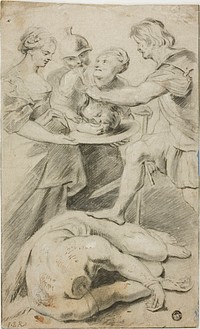Herodias Receiving the Head of Saint John the Baptist by Peter Paul Rubens