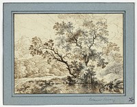 Pond in a Wooded Landscape by Unknown artist