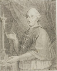 Portrait of Ecclesiastic by Caspar Netscher