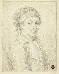 Bust of Man in Hat by Johann Elias Ridinger