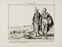 Quien...ces Parisiennes qui s'moquiont de nous by Honoré-Victorin Daumier