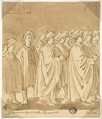 Procession of Figures by Masaccio