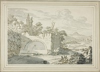 Landscape with Fountain by Abraham Genoels, II