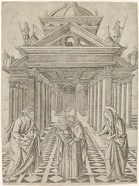 The Presentation in the Temple, from the Mysteries of the Rosary by Francesco Rosselli