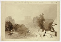 Saint Catherine's Hill, Guildford by Thomas Girtin