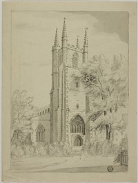 English Country Church by Unknown artist (Unknown Amateur)