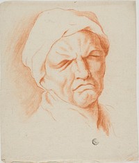 Head of an Old Man by Charles Le Brun