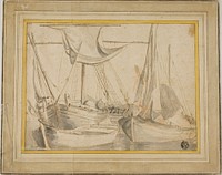 Three Boats by Willem van de Velde, generic
