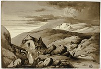 Mountainous Landscape with Watermill by James "Drunken" Robertson